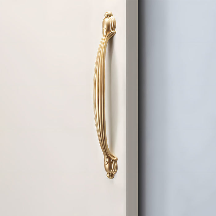 Modern Gold Zinc Alloy Furniture Cabinet Handle And Knob