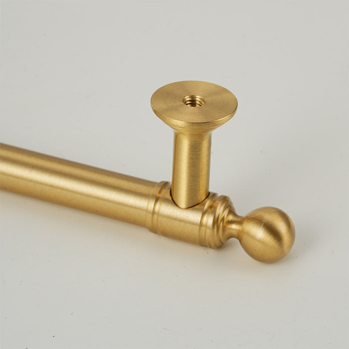 Simple Decoration Stylish Gold Brass Kitchen Cabinet Handle