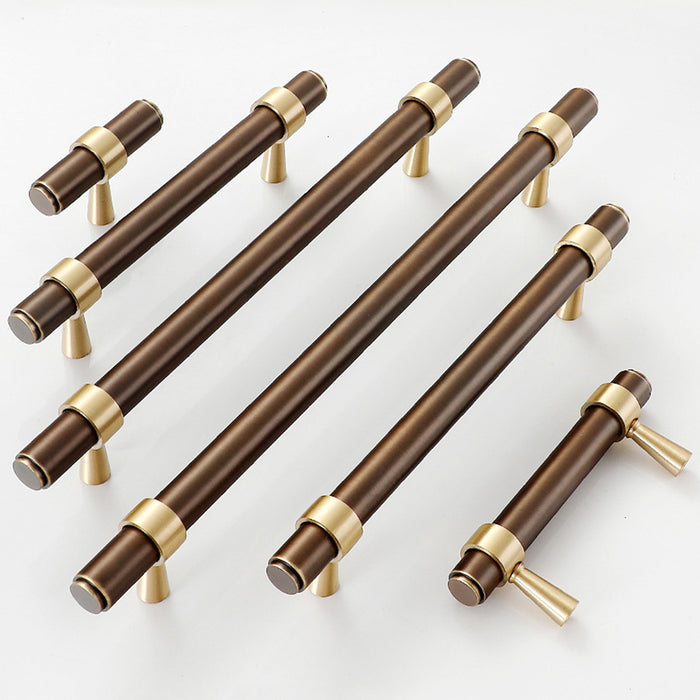 Retro Elegant Brass Kitchen Cabinet Handles And Knobs