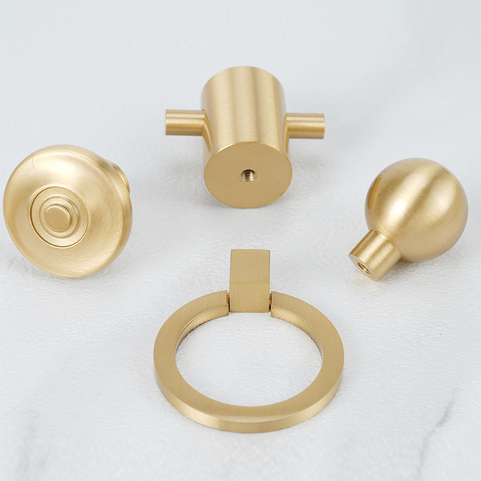 Gold Wardrobe Drawer Cabinet Pulls and Knobs