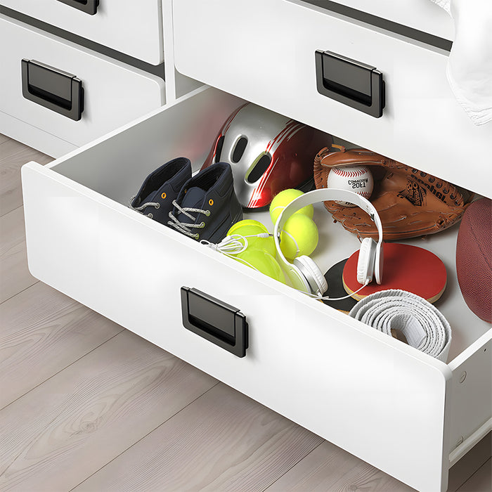 Modern Concealed Flush Pull Ring Drawer Handles