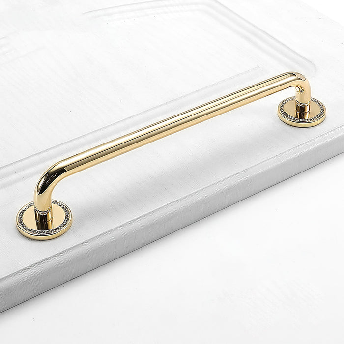 Simple Decorative Zinc Gold Alloy Kitchen Cabinet Handles