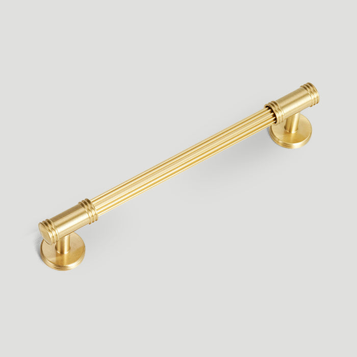 Modern French Solid Brass Cabinet Handles