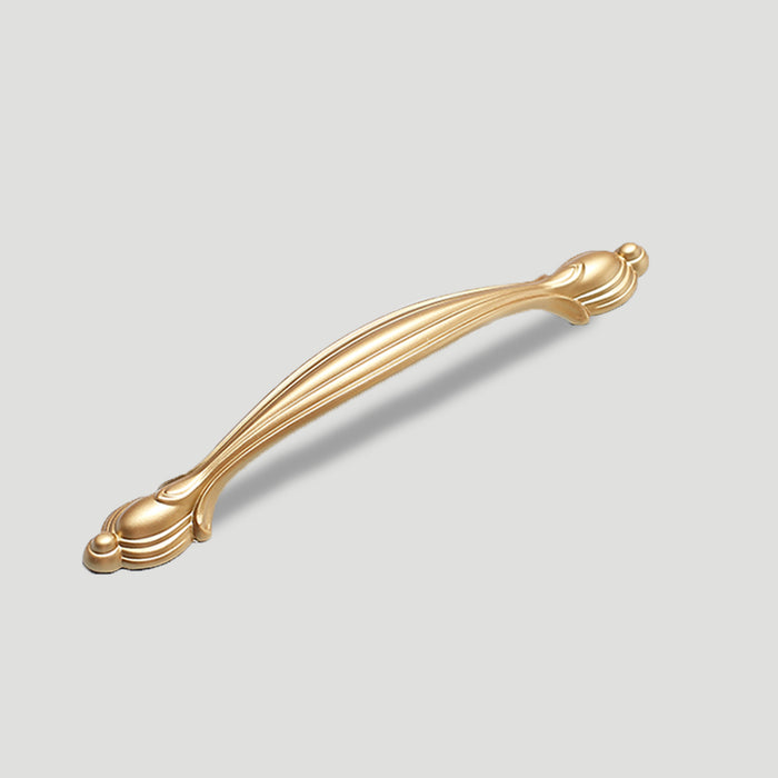 Modern Gold Zinc Alloy Furniture Cabinet Handle And Knob