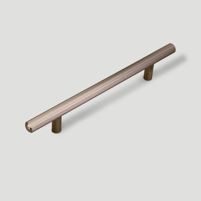 Minimalist Aluminum Alloy Knurled Cabinet Handle For Furniture