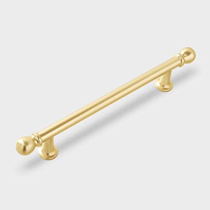 Modern Zinc Alloy Matte Gold Brass Drawer Cabinet Handle