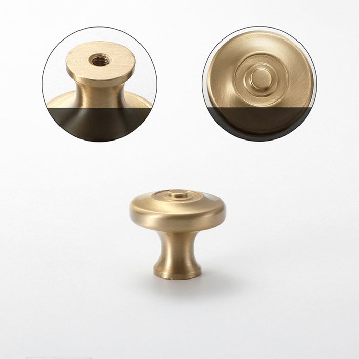 Retro Elegant Brass Kitchen Cabinet Handles And Knobs