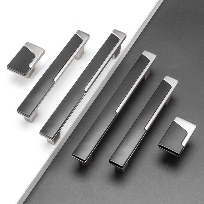 Modern Zinc Alloy Cabinet Handles Drawer Pulls