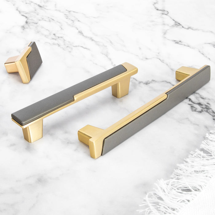 Modern Zinc Alloy Cabinet Handles Drawer Pulls