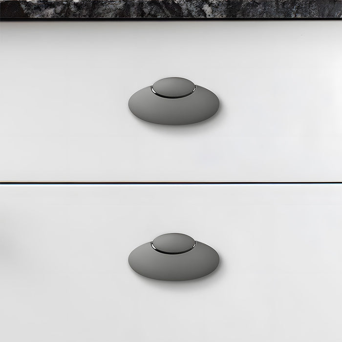 Modern Concealed Flush Pull Ring Drawer Handles