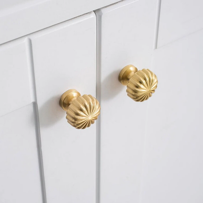 Solid Brass Furniture Hardware Single Hole Knobs