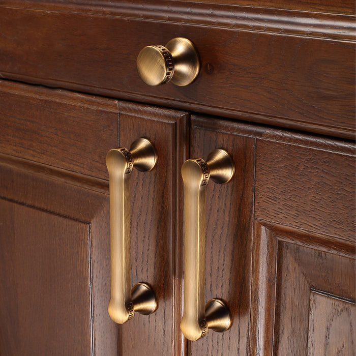 Modern Antique Bronze Cupboard Drawer Pull