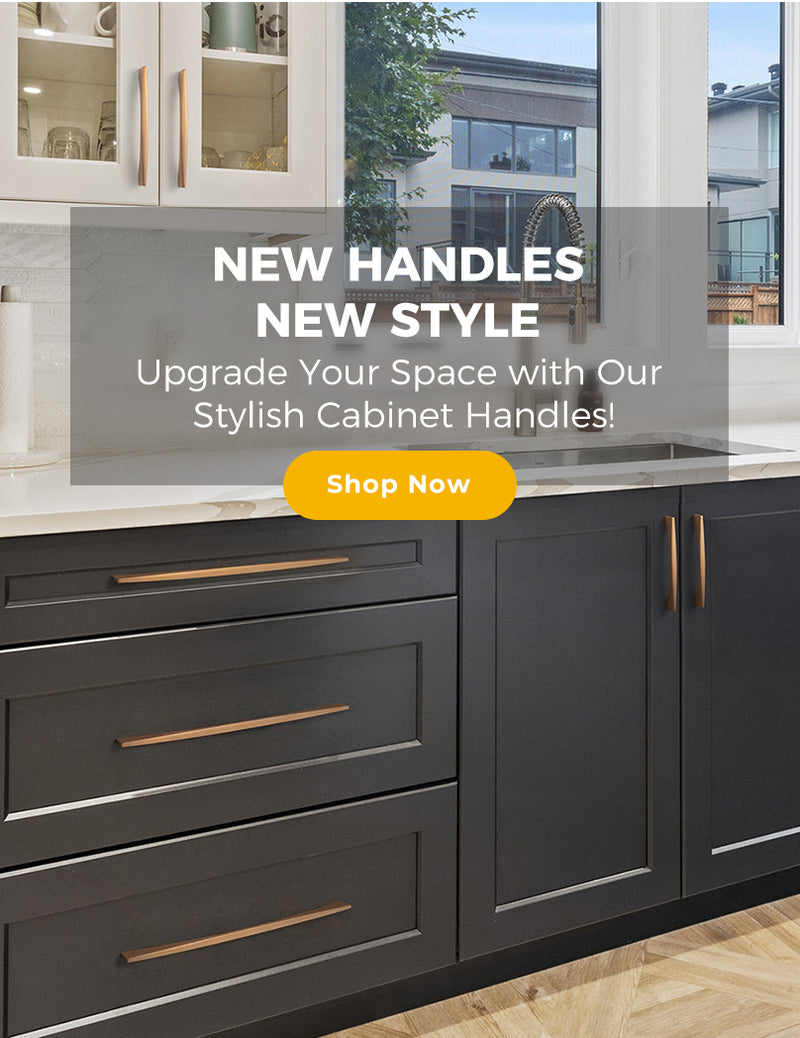 Homdiy Black Kitchen Cabinet Handles Finger Edge Drawer Tab Dresser Pulls