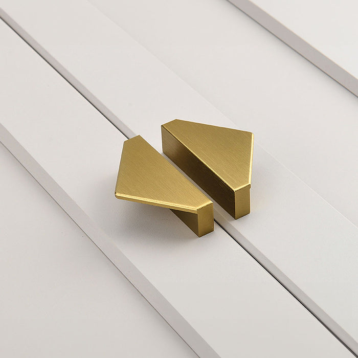 Unique Modern Semi-Circular Gold Kitchen Cabinet Door Handles