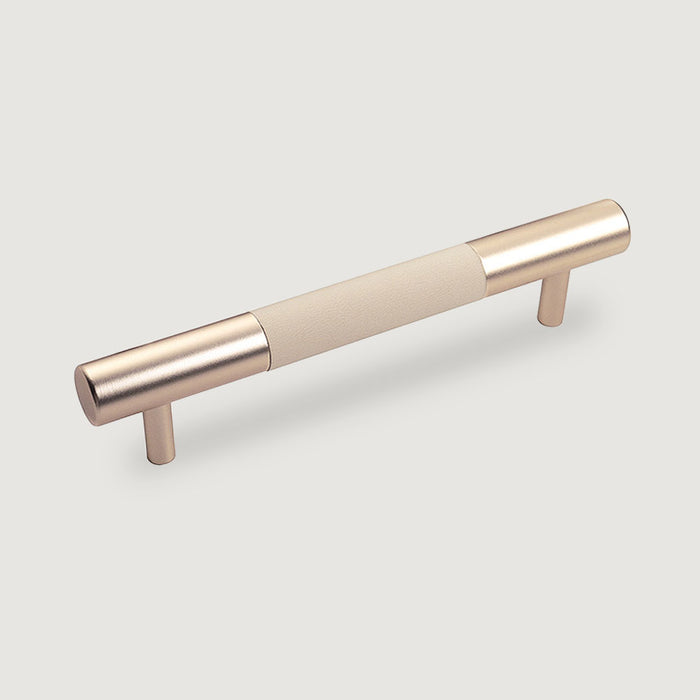 Modern Luxury Long Leather Aluminum Cabinet Door Handle