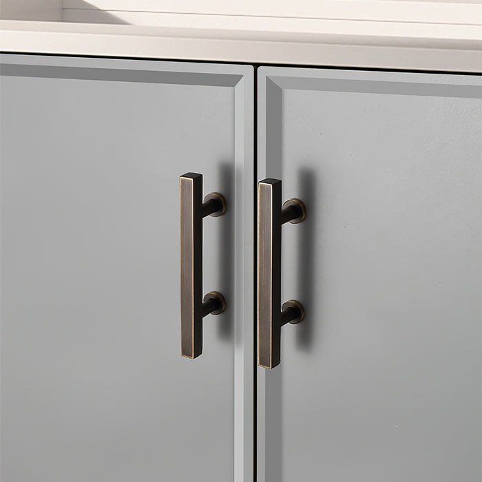 Modern Elegant Brass Kitchen Cabinet Handles