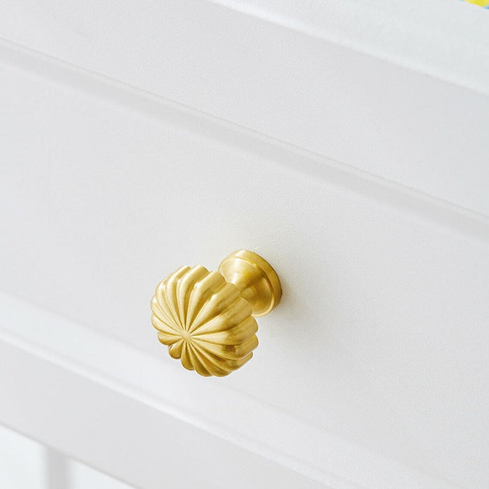 Solid Brass Furniture Hardware Single Hole Knobs