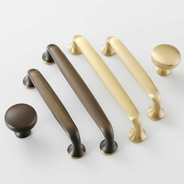 Modern Decorative Brass Cabinet Handles And Knobs For Kitchen