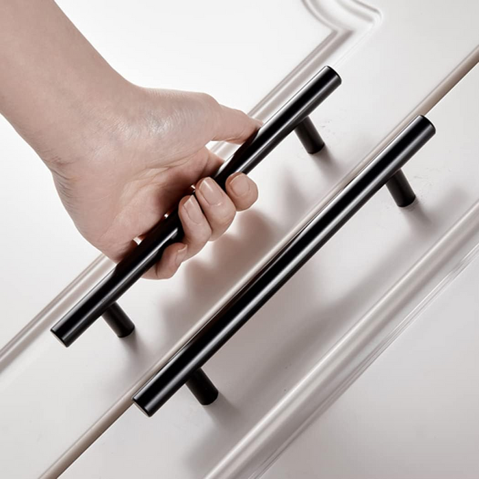 Black Cabinet Pulls Euro Style Black Bar Pull For Kitchen