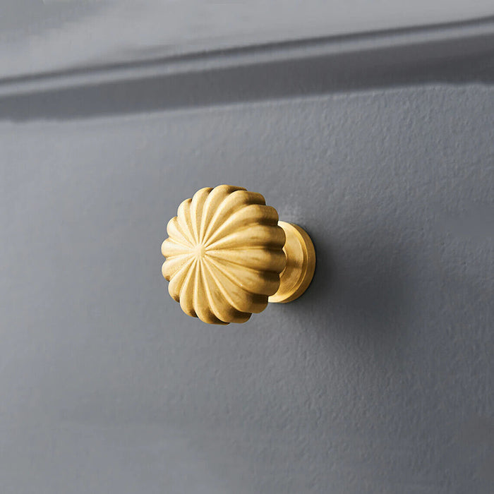 Solid Brass Furniture Hardware Single Hole Knobs