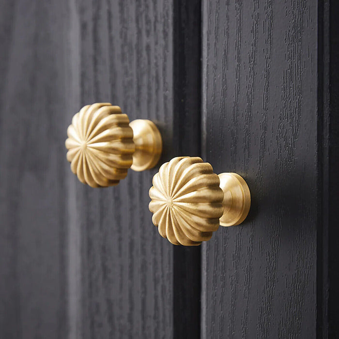 Solid Brass Furniture Hardware Single Hole Knobs