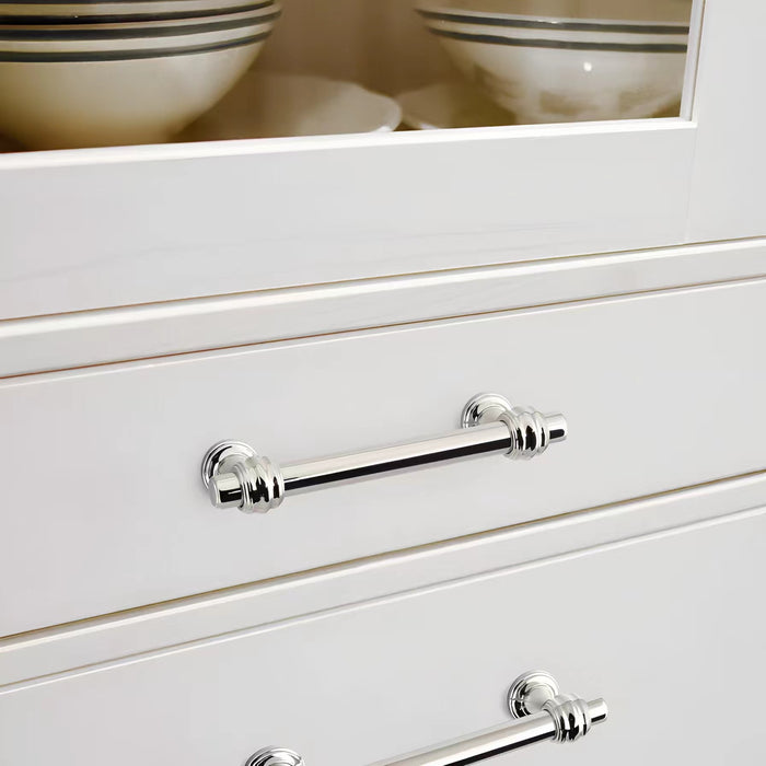 Solid Zinc Round Drawer Cabinet Pulls