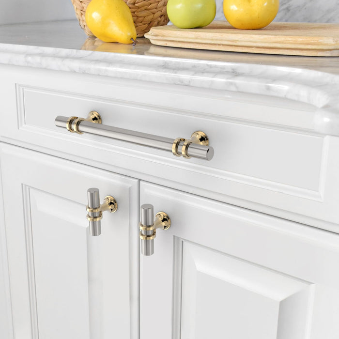 Goldenwarm Cabinet Handles Luxurious Zinc Alloy Bathroom Drawer Pulls