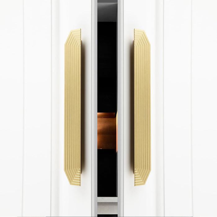 Unique Modern Semi-Circular Gold Kitchen Cabinet Door Handle