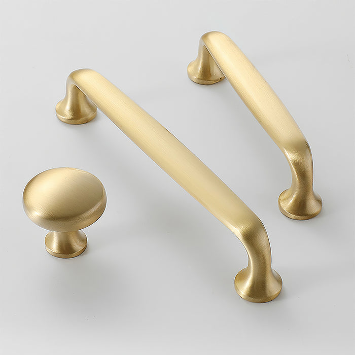 Modern Decorative Brass Cabinet Handles And Knobs For Kitchen