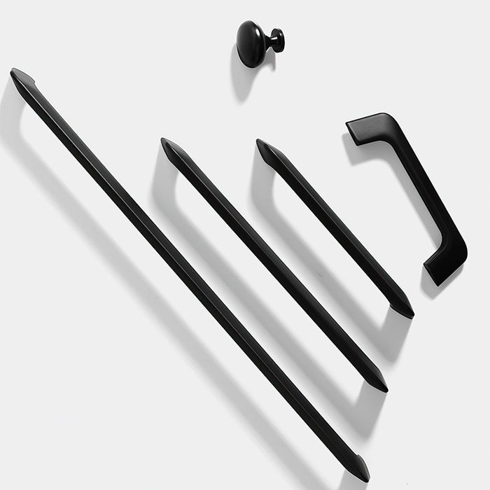 Sleek Minimalist Zinc Alloy Decorative Cabinet Handles For Kitchen