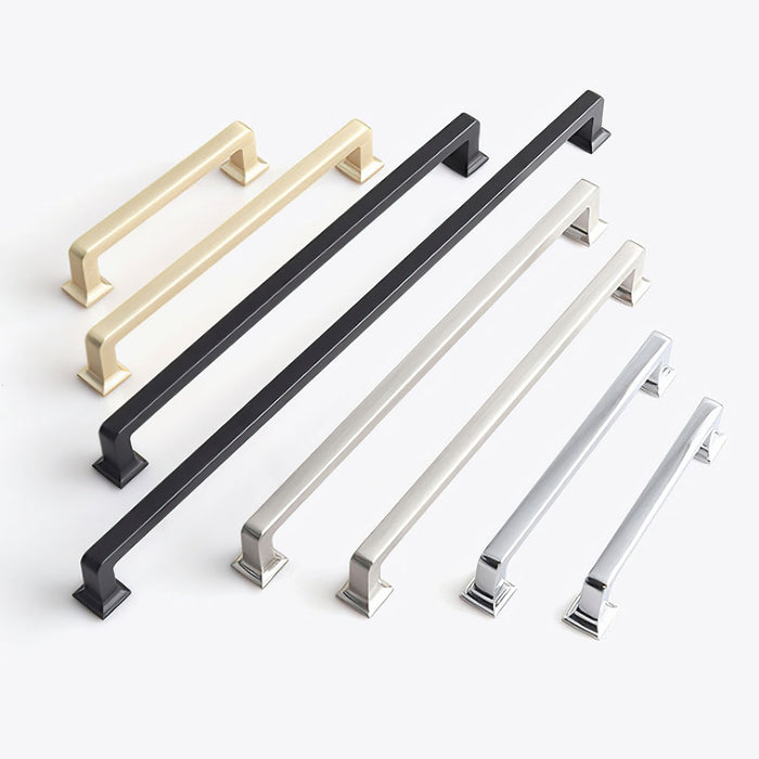 Modern Elegant Zinc Alloy Kitchen Cabinet Handles