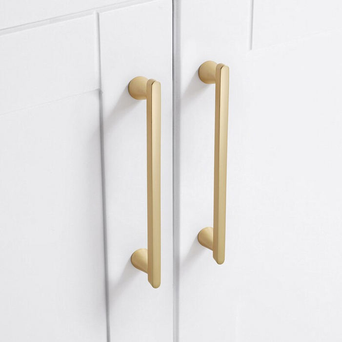 Modern Minimalist Gold and Grey Cabinet Door Handles