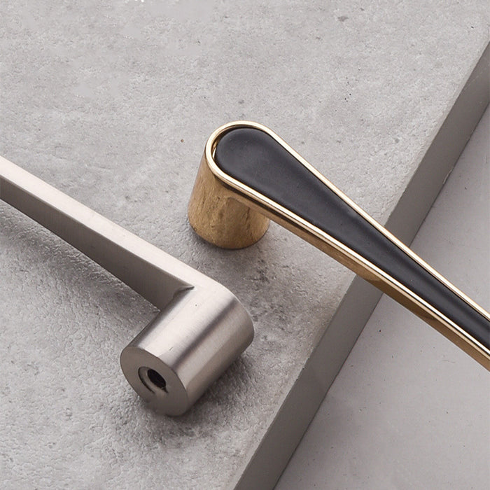 Simple Modern Black Cabinet Drawer Pulls