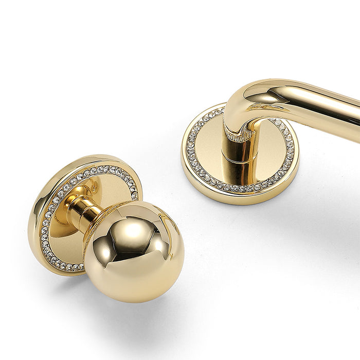 Simple Decorative Zinc Gold Alloy Kitchen Cabinet Handles