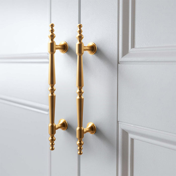 Elegant Sleek Gold Aluminum Kitchen Cabinet Handle