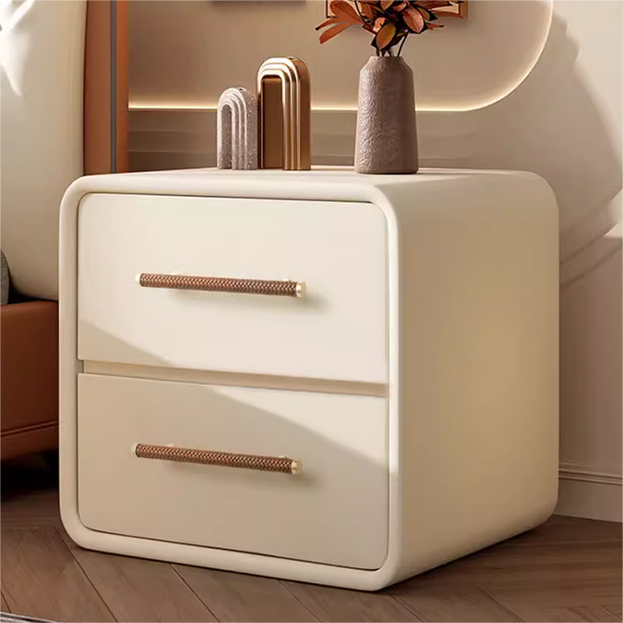 Fashionable Zinc Alloy Leather Drawer Cabinet Handle