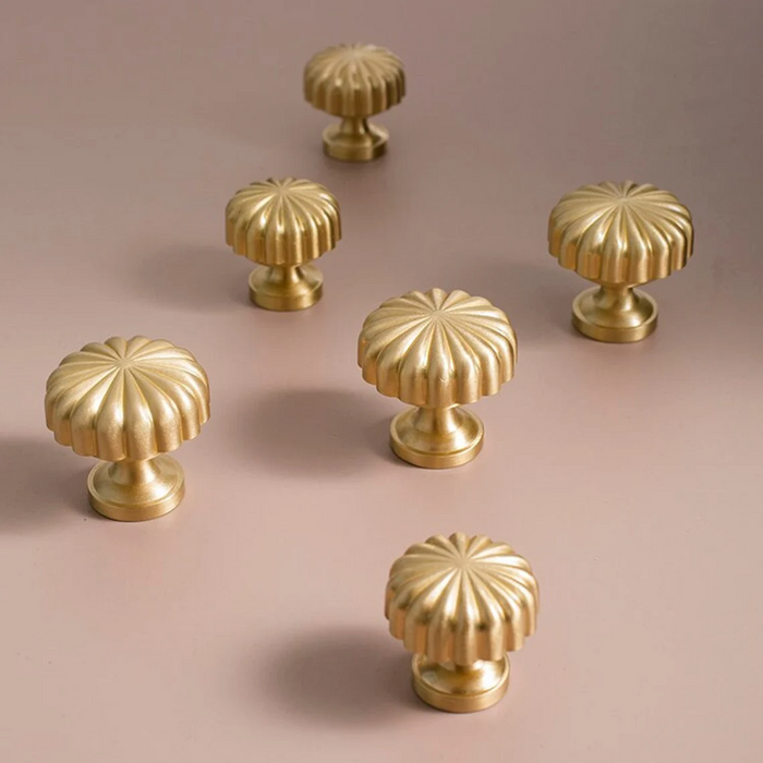 Solid Brass Furniture Hardware Single Hole Knobs