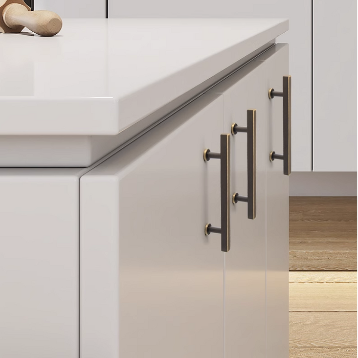 Modern Elegant Brass Kitchen Cabinet Handles