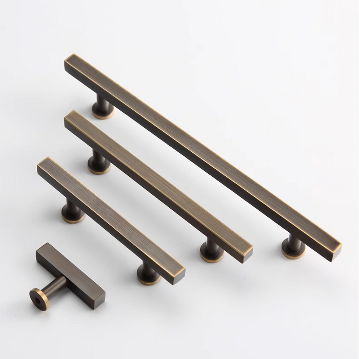 Modern Elegant Brass Kitchen Cabinet Handles