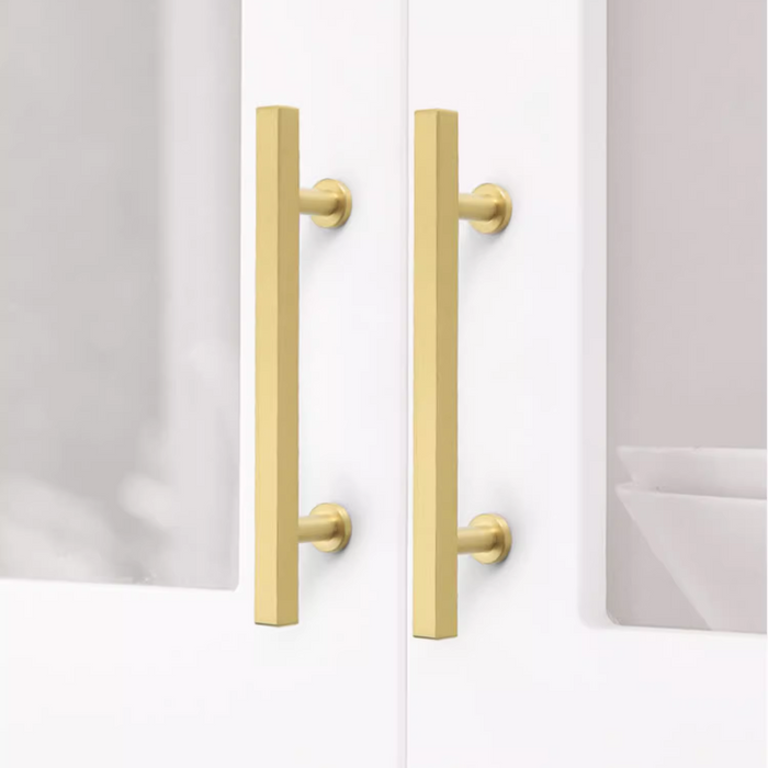 Modern Elegant Brass Kitchen Cabinet Handles