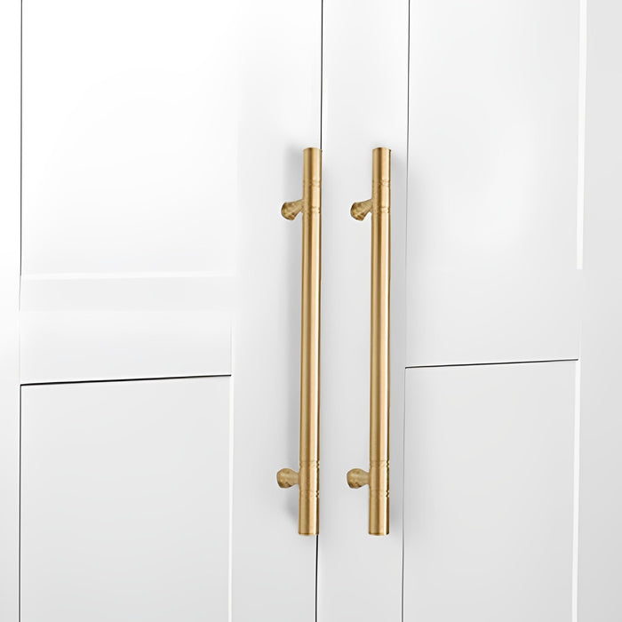 Luxurious Gold Brass Kitchen Cabinet Handle And Knobs