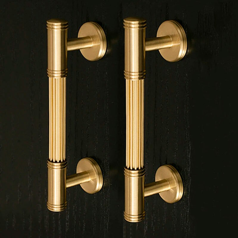 Cabinet Handles Solid Brass Cabinet Pulls Gold Cabinet Pulls — Goldenwarm