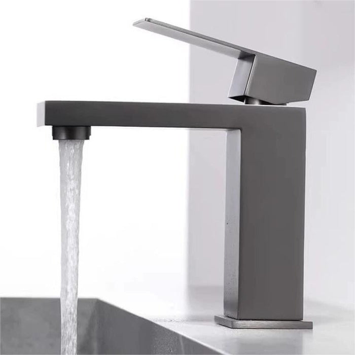 Square One-Handle Bathroom Faucet