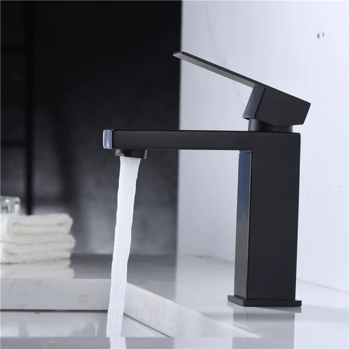 Square One-Handle Bathroom Faucet