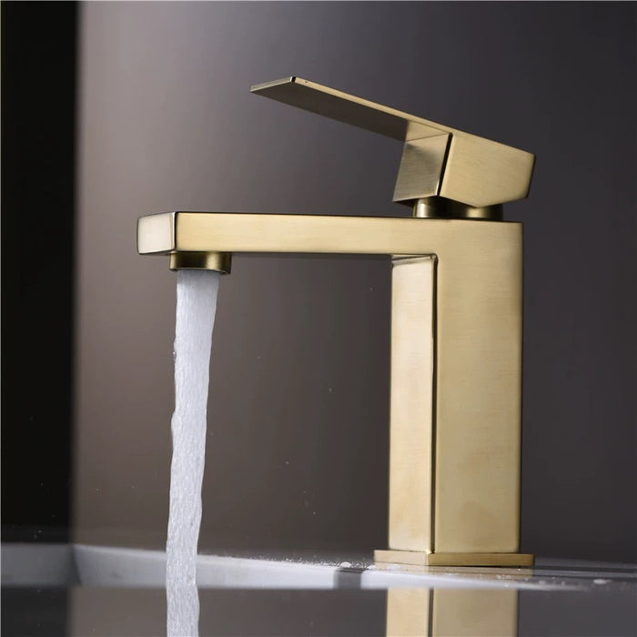 Square One-Handle Bathroom Faucet