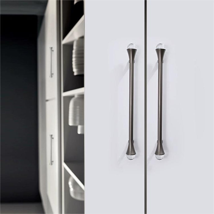 French-style Luxury Modern Zinc Alloy Crystal Cabinet Door Handle