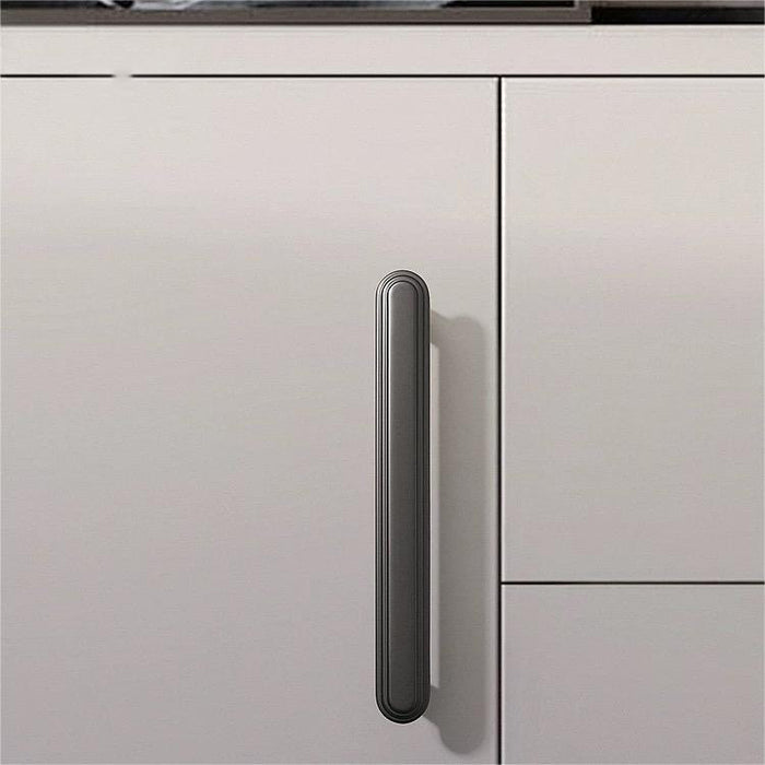 Modern Minimalist Zinc Alloy Solid Round Cabinet Drawer Handle