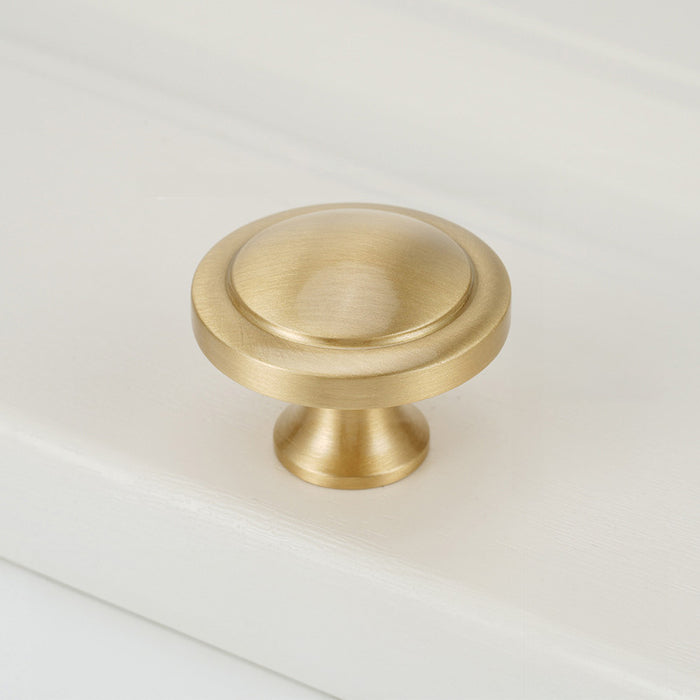 Solid Brass Furniture Hardware Single Hole Knobs