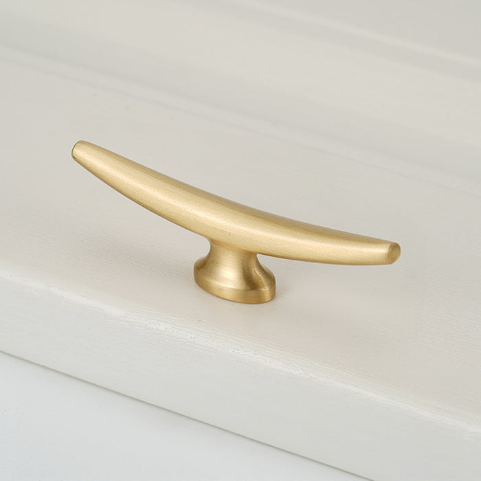 Solid Brass Furniture Hardware Single Hole Knobs