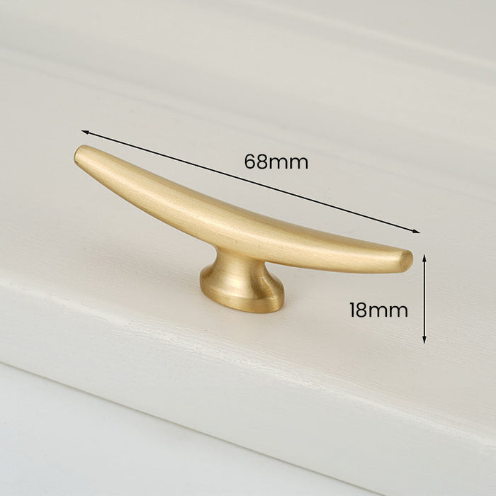 Solid Brass Furniture Hardware Single Hole Knobs